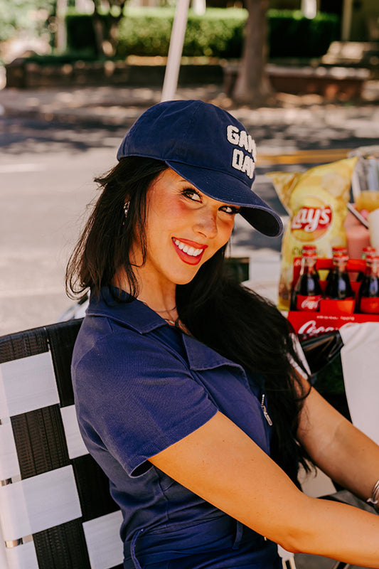 Game Day Baseball Cap In Navy