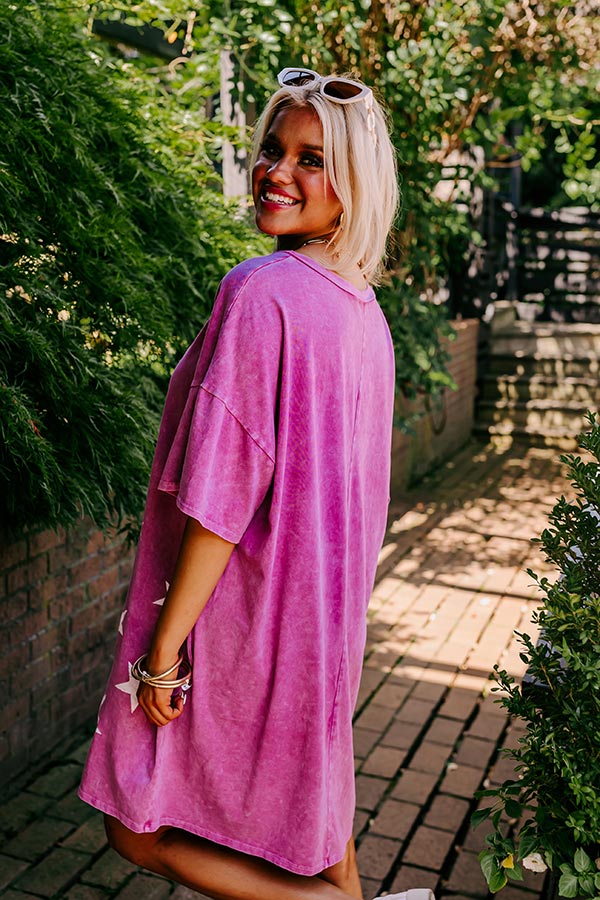 Watch The Stars Mineral Wash Dress