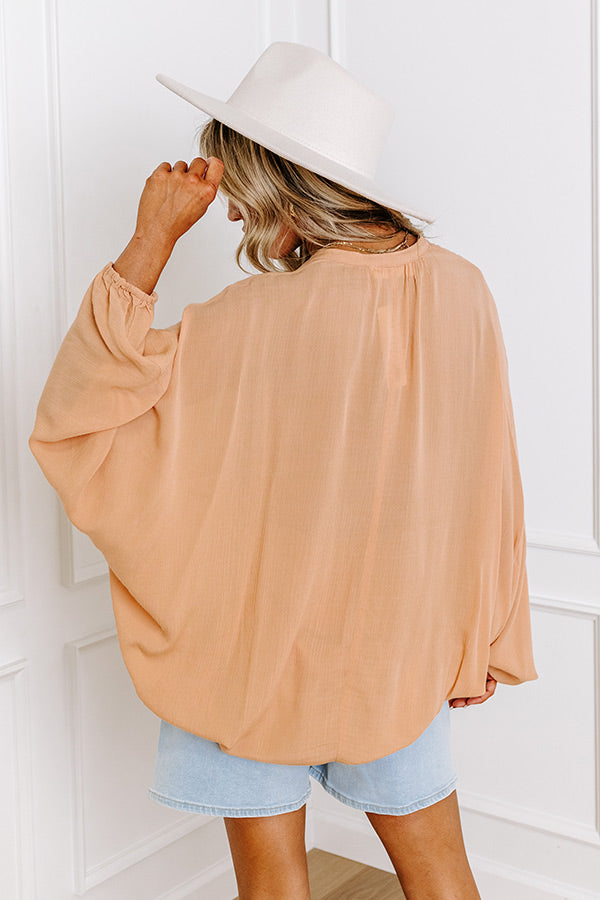 Upstate Getaway Top In Tan