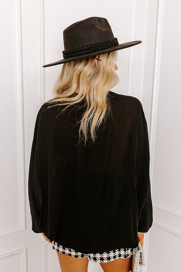 Upstate Getaway Top In Black