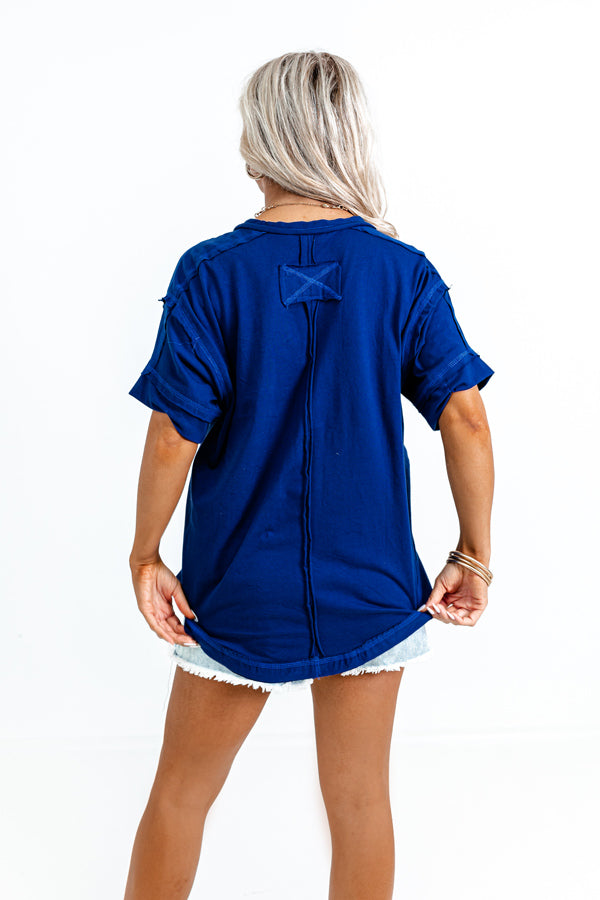 Take The Time Tee In Navy