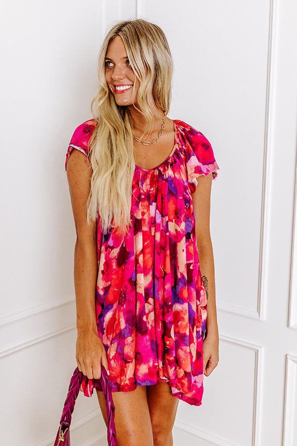 Southern Flair Floral Mini Dress