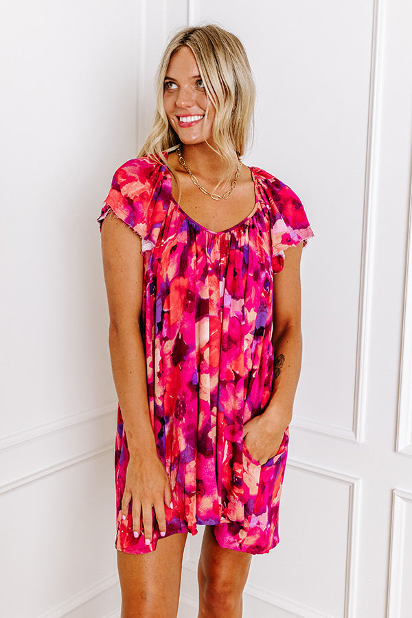 Southern Flair Floral Mini Dress