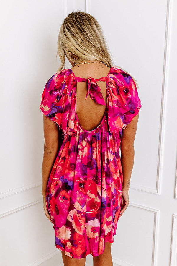 Southern Flair Floral Mini Dress