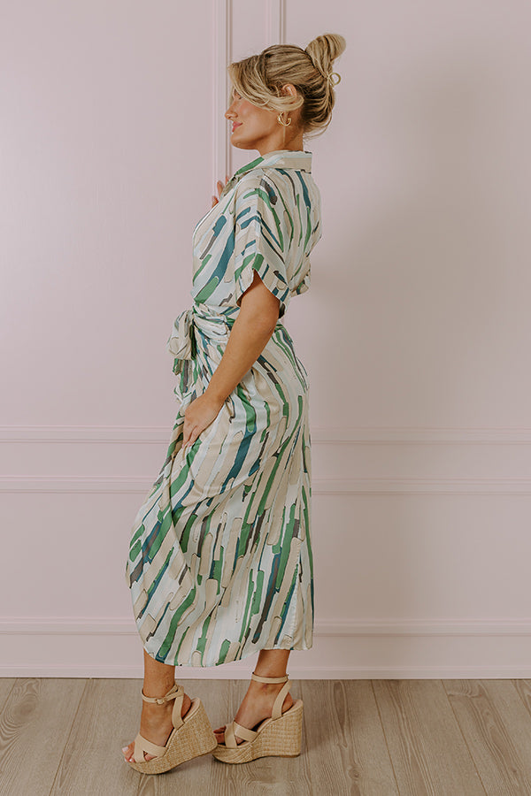 New York Loft Satin Midi