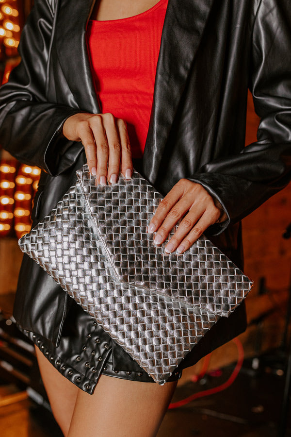 Always There For You Woven Clutch