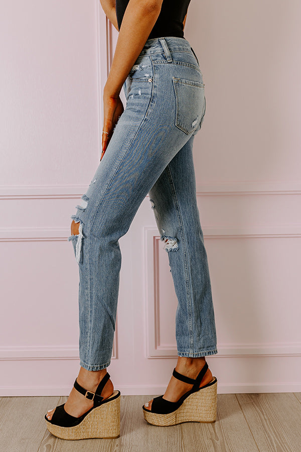 KanCan Amelia High Waist Distressed Jean