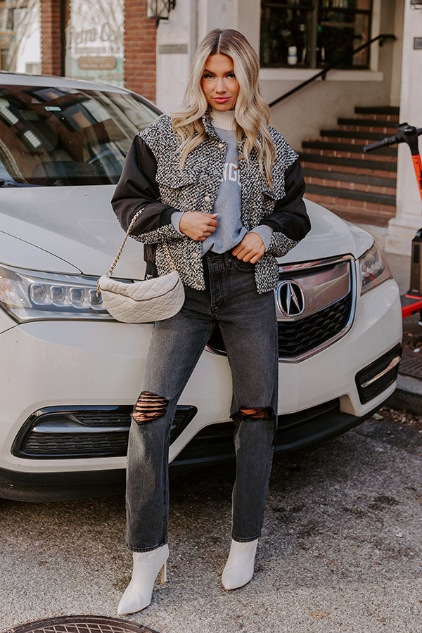 KanCan Jackson High Waist Distressed Jean in Vintage Black