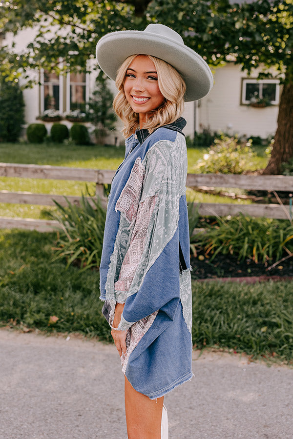 Stellar Style Color Block Top in Black