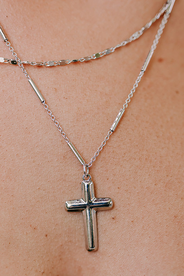 Tracking Promises Necklace In Silver