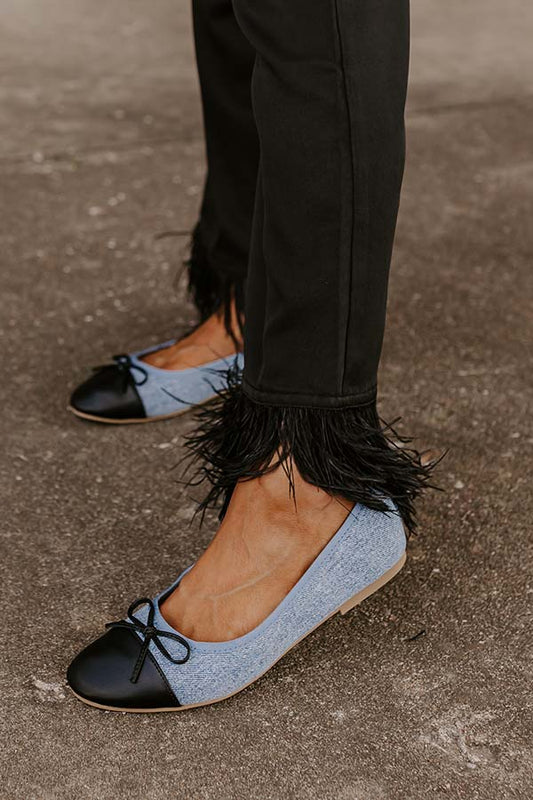 The Annie Denim Flat
