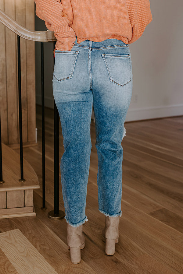 Risen The Maya High Waist Distressed Jean