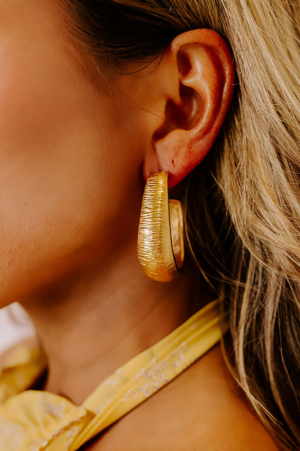 Desirable Destination Hoop Earrings