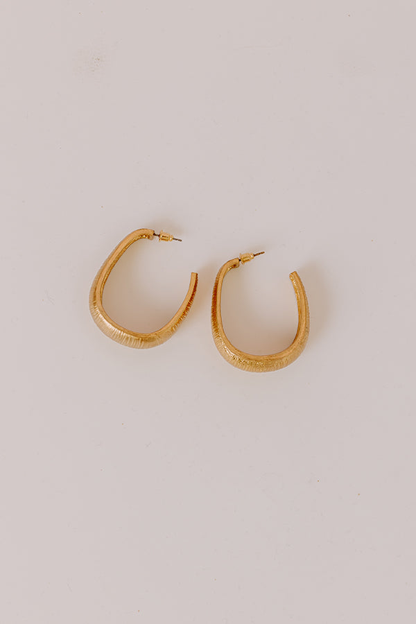 Desirable Destination Hoop Earrings