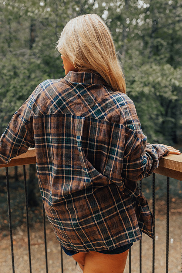 Vail Valley Plaid Button Up Curves