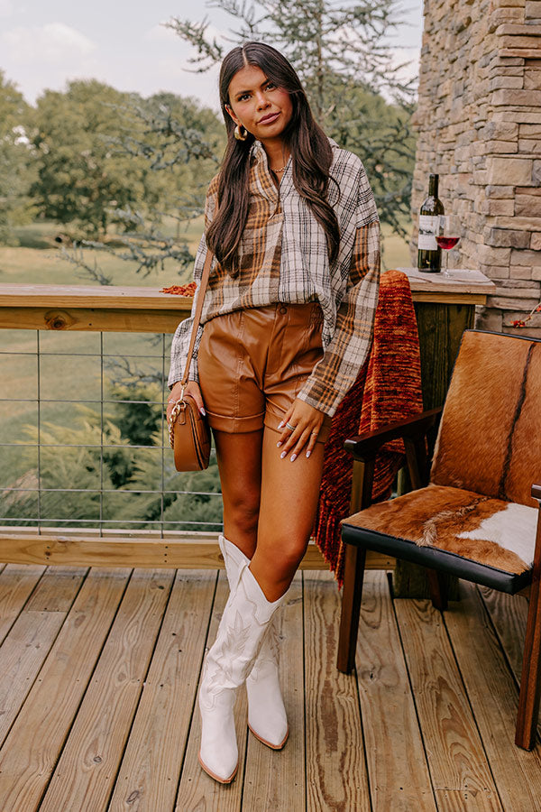 Seasonal Snuggles Flannel Top