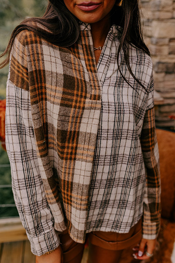 Seasonal Snuggles Flannel Top