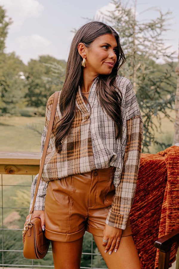 Seasonal Snuggles Flannel Top