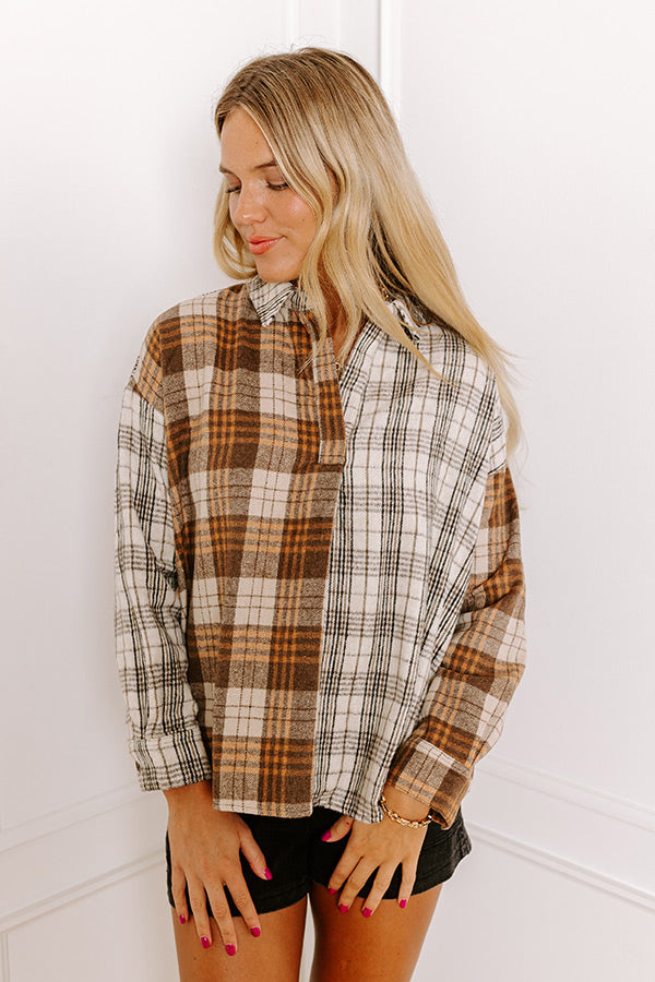 Seasonal Snuggles Flannel Top