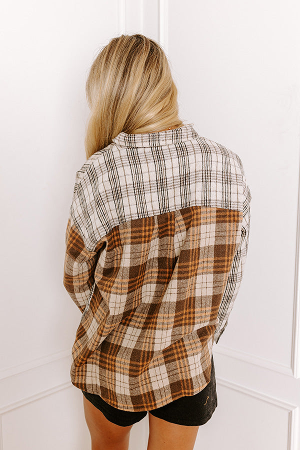 Seasonal Snuggles Flannel Top