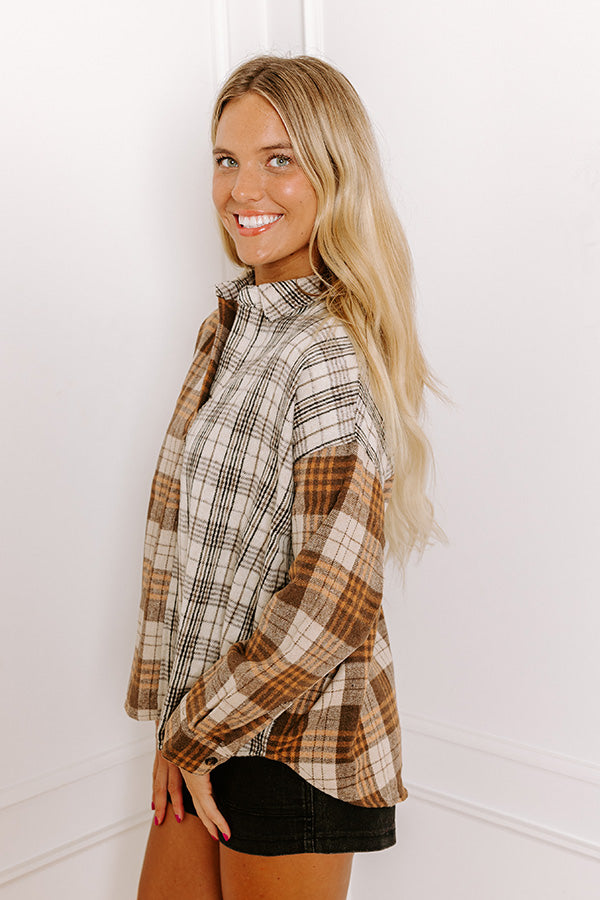 Seasonal Snuggles Flannel Top