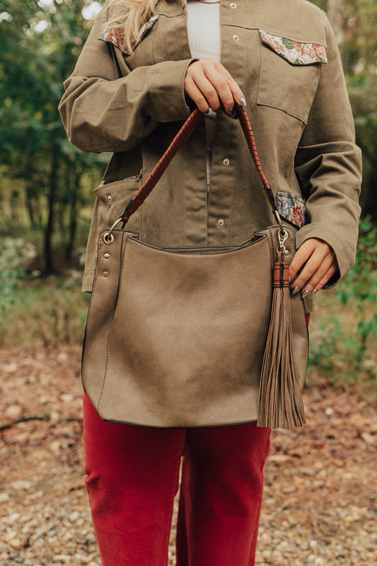 The Sawyer Faux Leather Tote