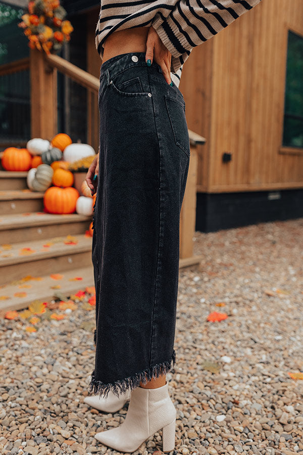 The Ashley Denim Skirt