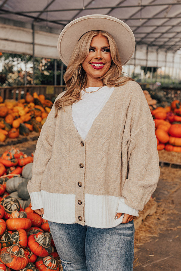 Harvest Cheer Cardigan Curves