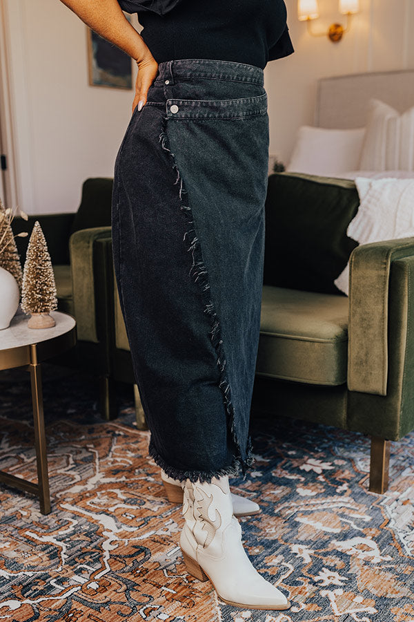 The Ashley Denim Skirt Curves