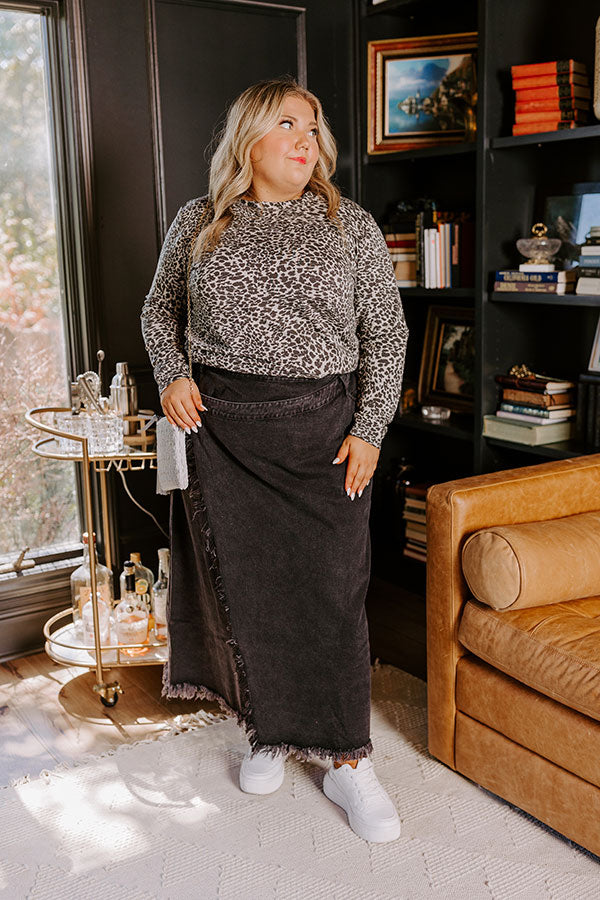 The Ashley Denim Skirt Curves