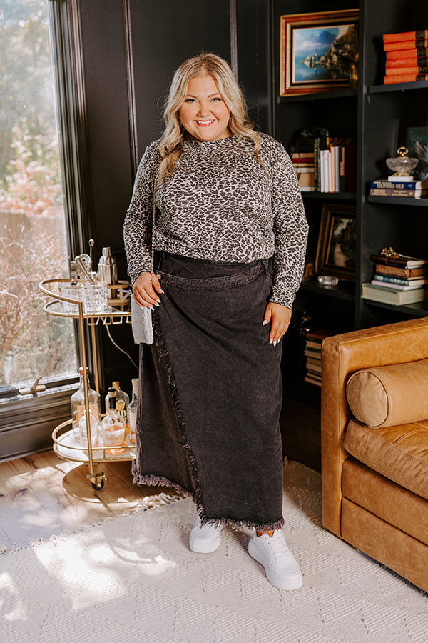 The Ashley Denim Skirt Curves