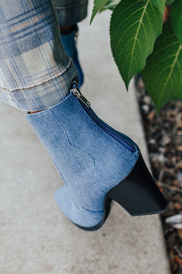 The Bethany Denim Bootie