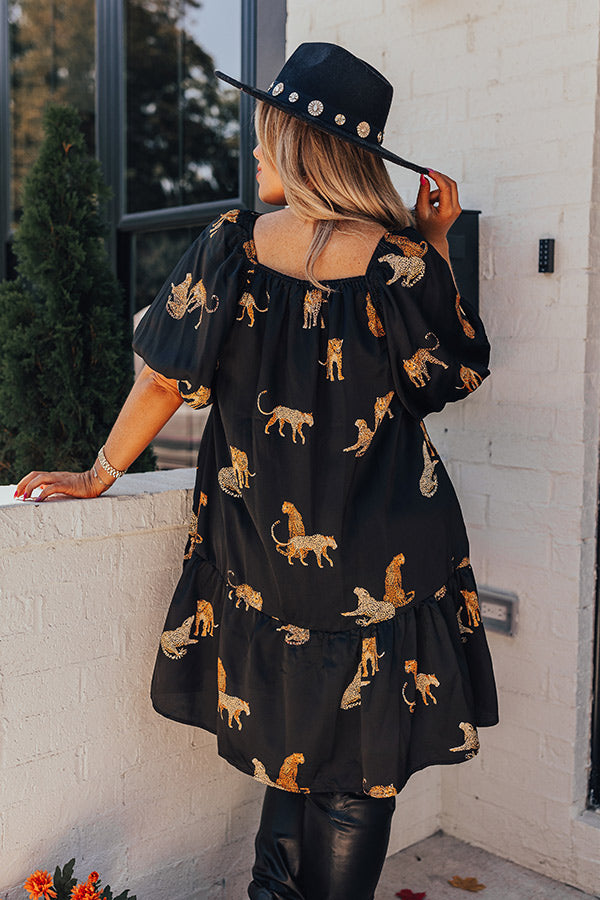 Giving Fierce Energy Shift Dress Curves