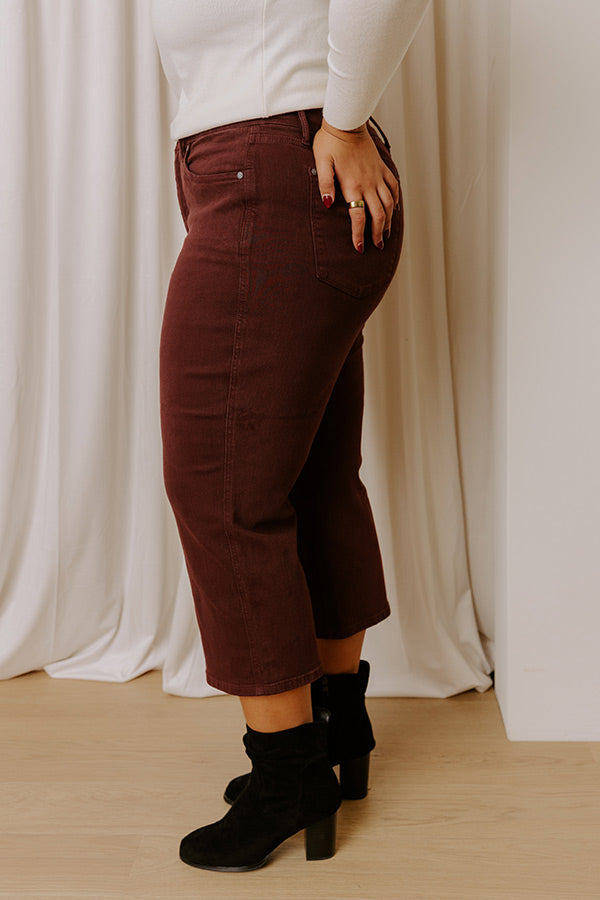 Judy Blue The Kenzo High Waist Wide Leg Jean Curves