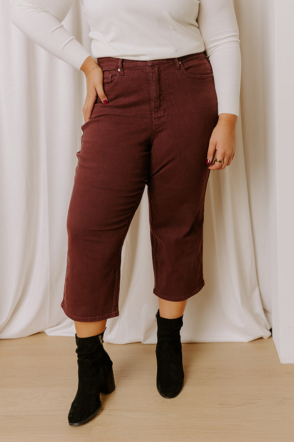 Judy Blue The Kenzo High Waist Wide Leg Jean Curves