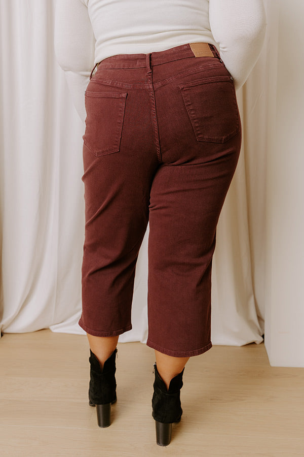 Judy Blue The Kenzo High Waist Wide Leg Jean Curves