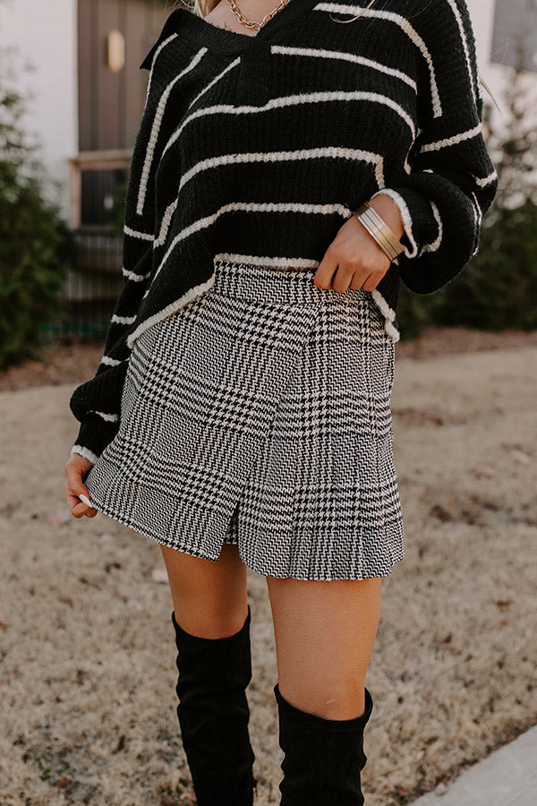Dare To Dream Houndstooth Skort