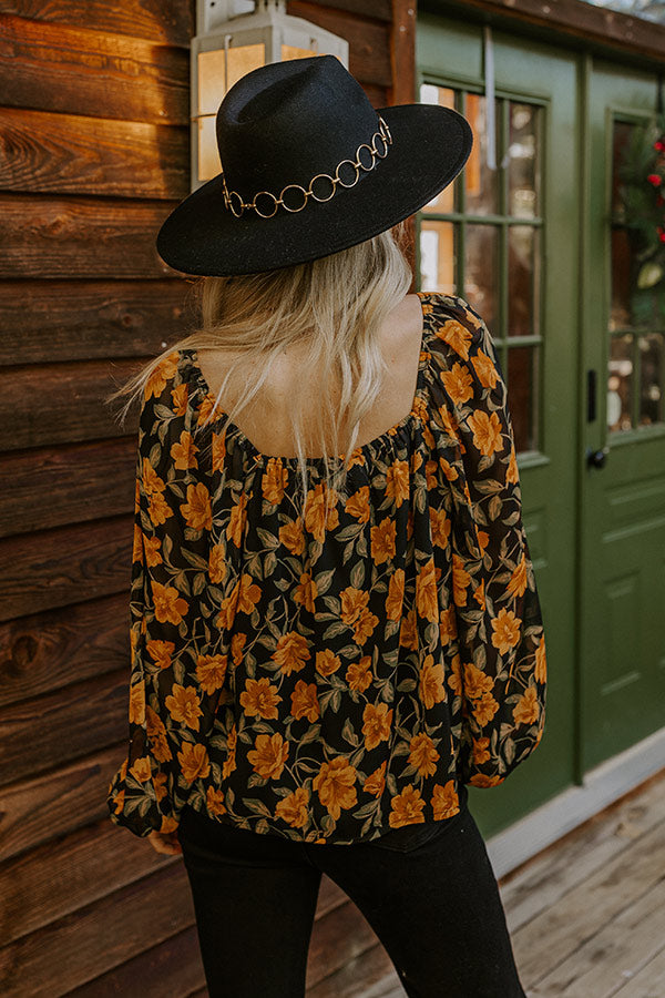 Garden Lovely Shift Top in Copper