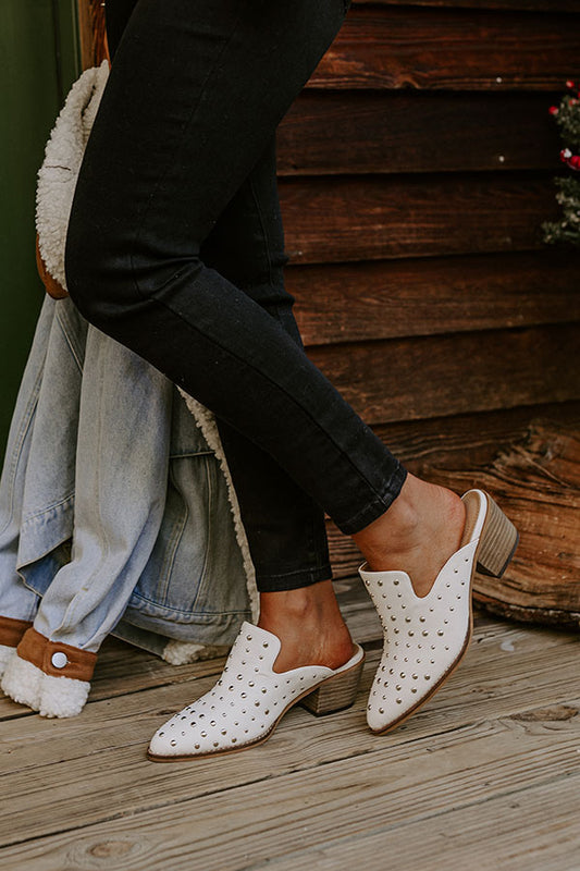 The Jil Faux Leather Mule Loafer