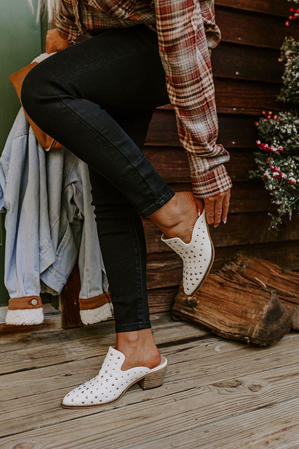 The Jil Faux Leather Mule Loafer
