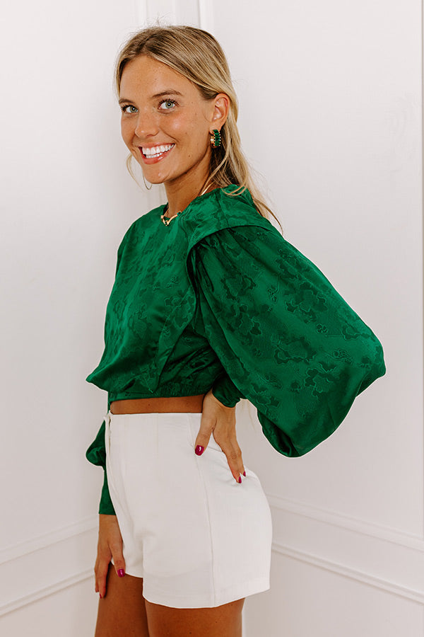 Pair With A Smile Satin Top