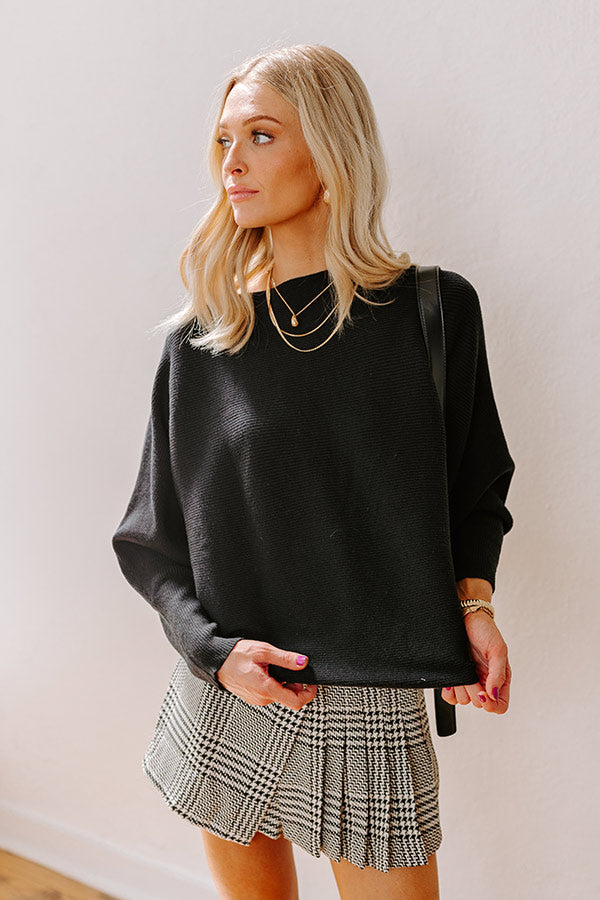 Caffeine Crush Top In Black