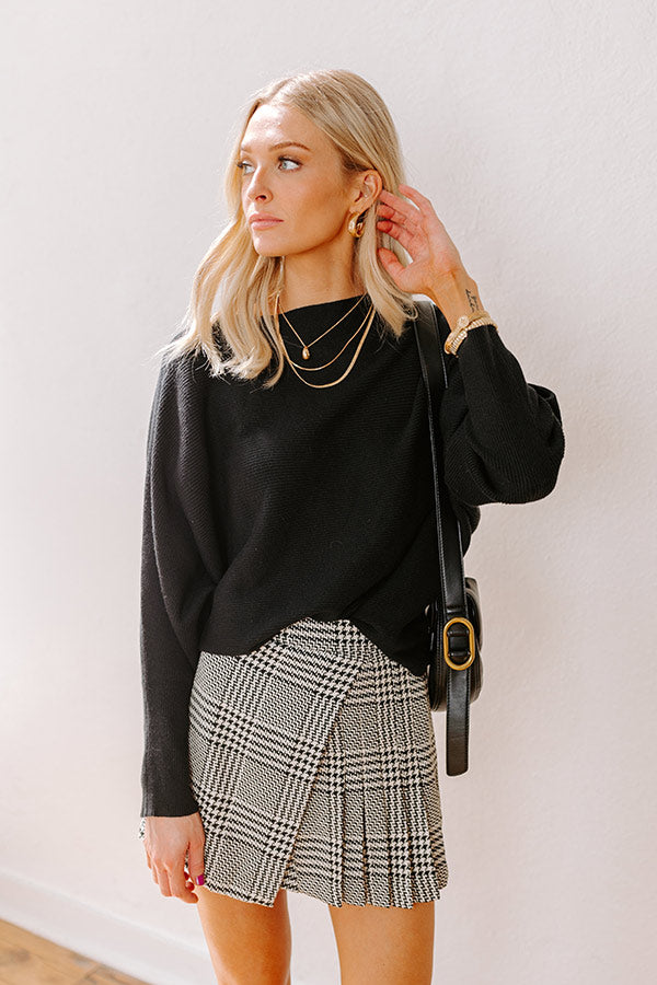 Caffeine Crush Top In Black
