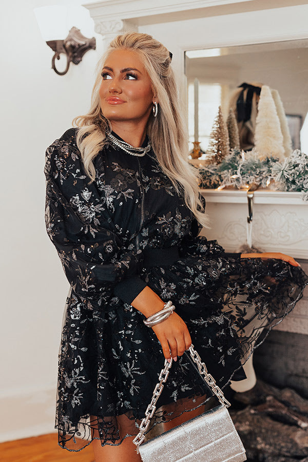 Paris Dreaming Sequin Mini Dress