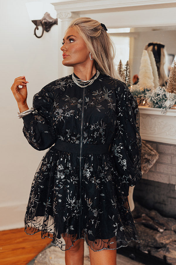 Paris Dreaming Sequin Mini Dress