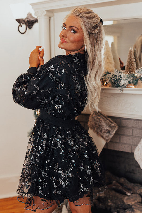Paris Dreaming Sequin Mini Dress