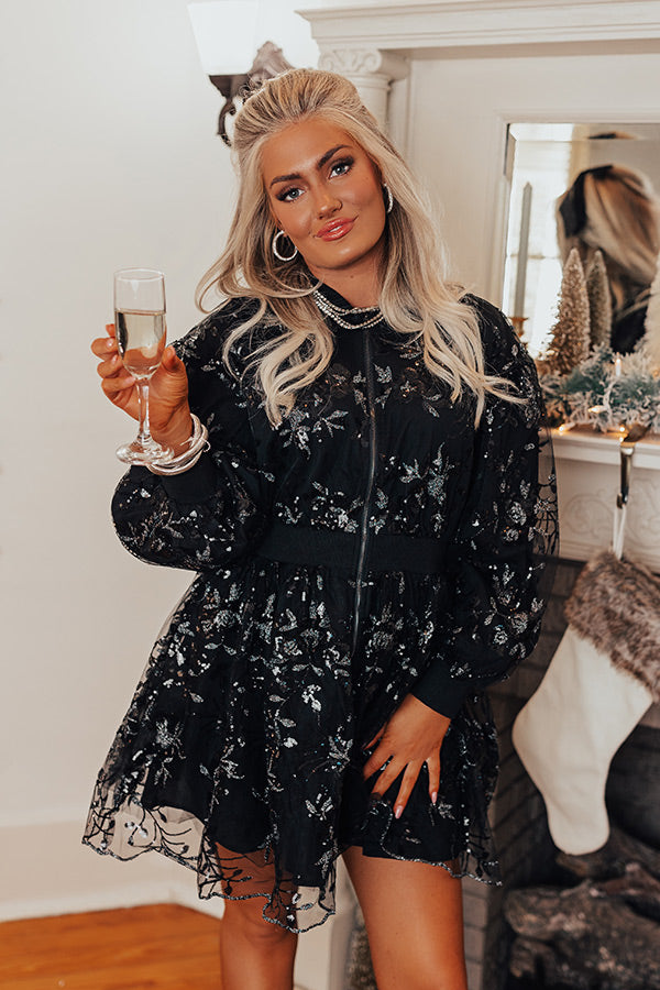 Paris Dreaming Sequin Mini Dress