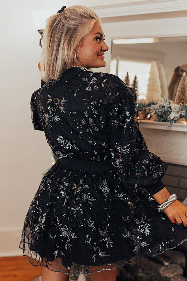 Paris Dreaming Sequin Mini Dress