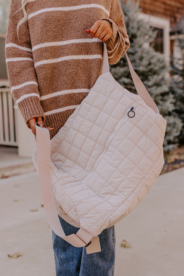 Aim Higher Puffer Tote