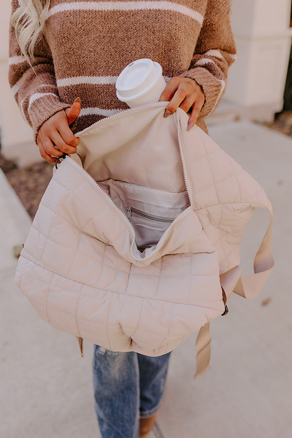 Aim Higher Puffer Tote
